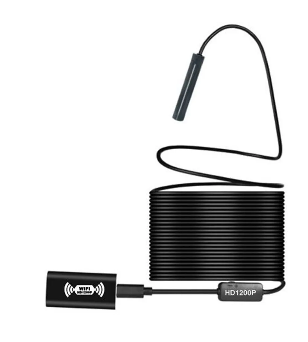 Беспроводная Wi-Fi эндоскопическая камера 2MP 1200P для Android и ISO | Безопасность защита