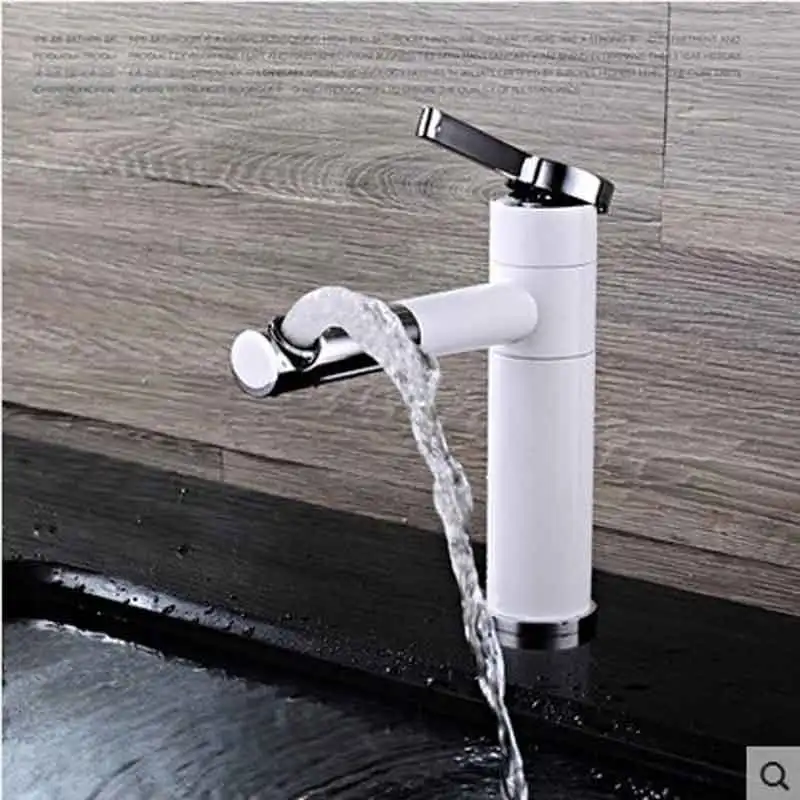 Смесители для раковины горячая и холодная хромированная отделка латунная