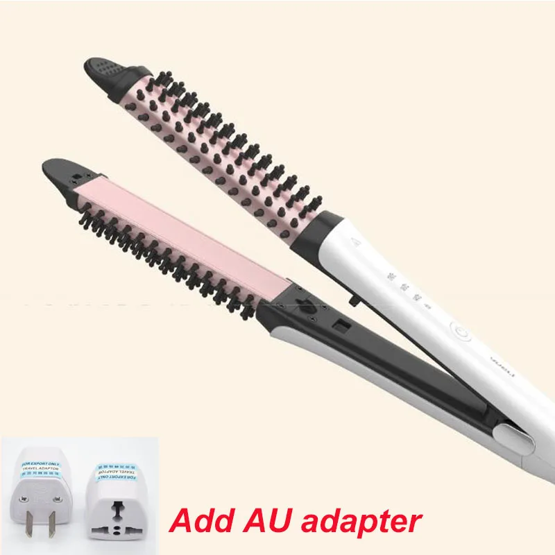 add AU adapter Xiaomi Mijia Yueli парикмахерского салона волос выпрямитель для выпрямления волос салон волос Стайлинг 3 режима регулируемая для взрослых Применение - Цвет: add AU adapter