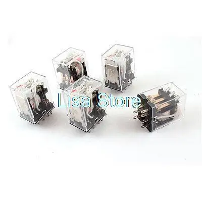 AC36V катушка 3PDT 11Pin красная светодиодная индикаторная лампа универсальный