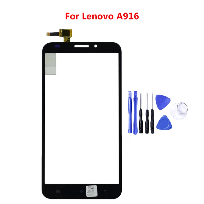 Сенсорная панель для Lenovo A916 A 916 5 дюймов сенсорный экран дигитайзер передняя
