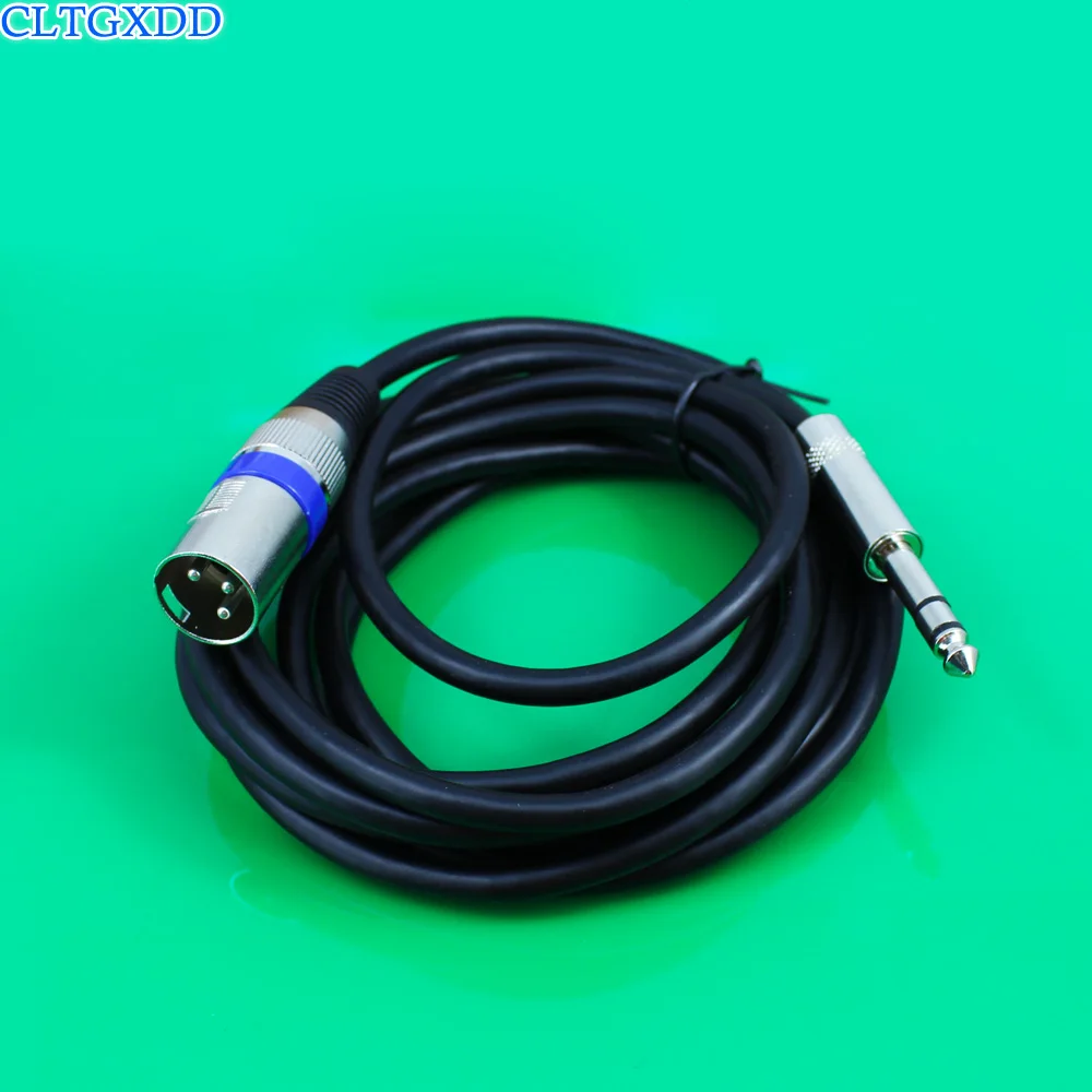 Cltgxdd микрофонная линия 6 35 штекер гнездо 3Pin Cannon Balance Звуковой провод кабель
