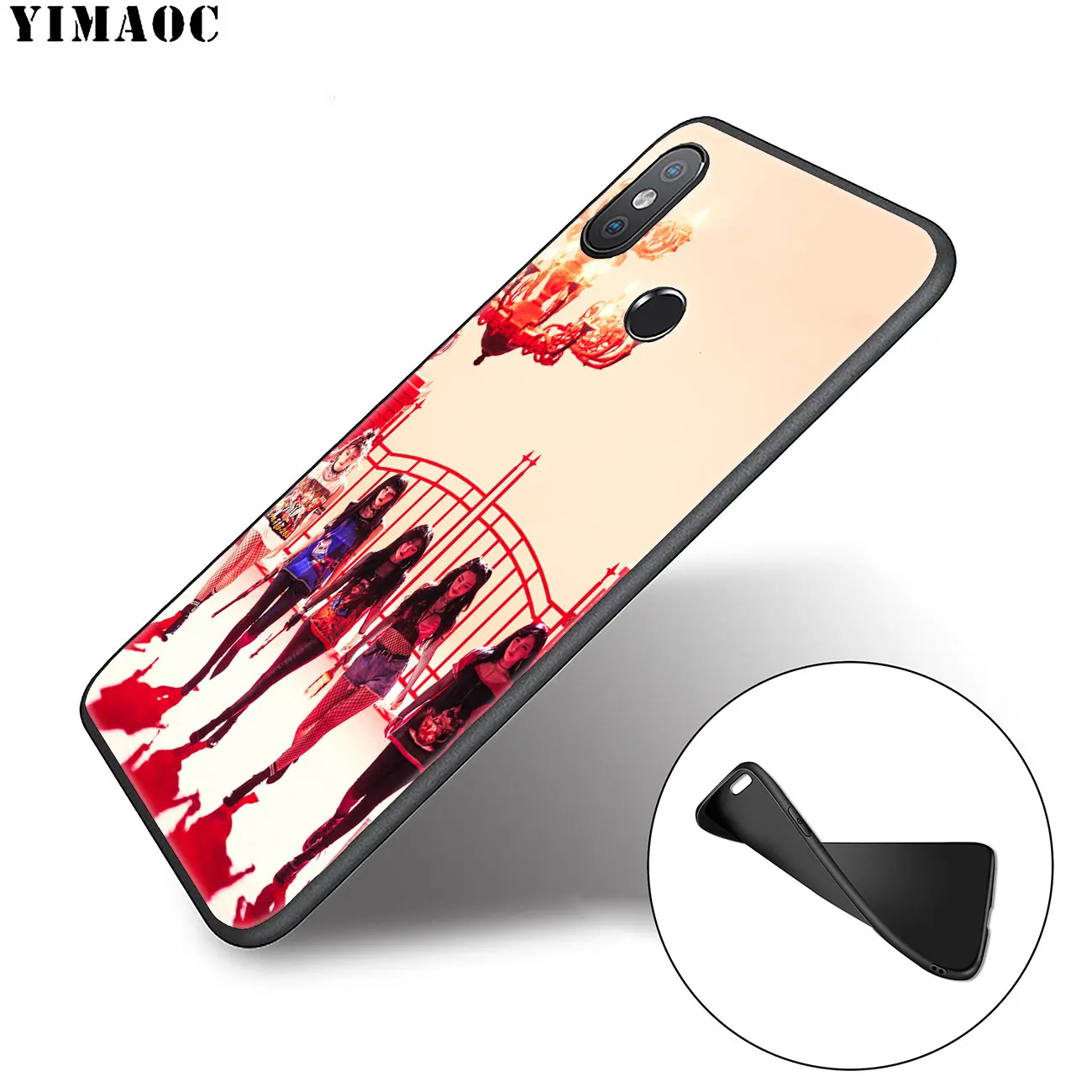 Мягкий силиконовый чехол YIMAOC из красного бархата для Xiaomi Redmi K30 K20 Note 8 8T 7 5 6 Pro Mi