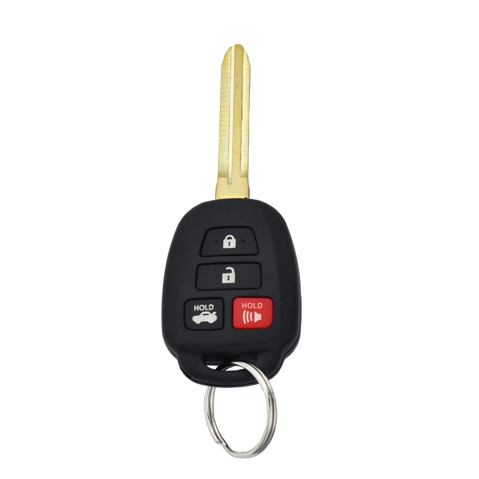 DJBFANDEA 4 кнопки дистанционного ключа автомобиля для Toyota Camry Corolla 2012- брелок с G/H чип HYQ12BDM HYQ12BEL