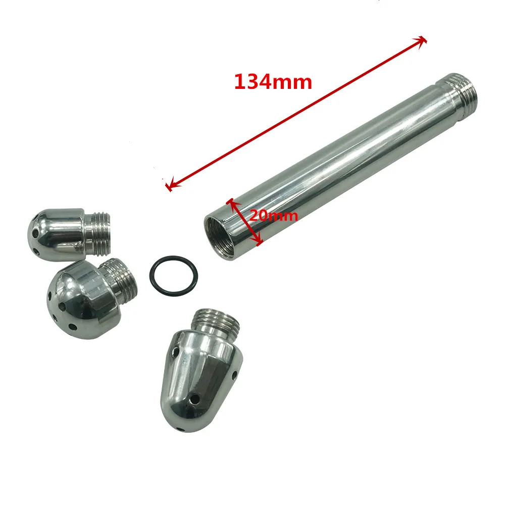 Насадка для душа многофункциональная металлическая 4 шт. интимные игрушки |