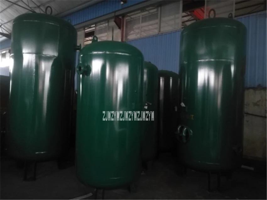 Воздушный компрессор резервуар для хранения газа высококачественный вертикальный вакуумный резервуар углерода стальная газовая цилиндрическая Air Tank 1000L 8 кг 0.8Mpa Rp3/4 R1/2