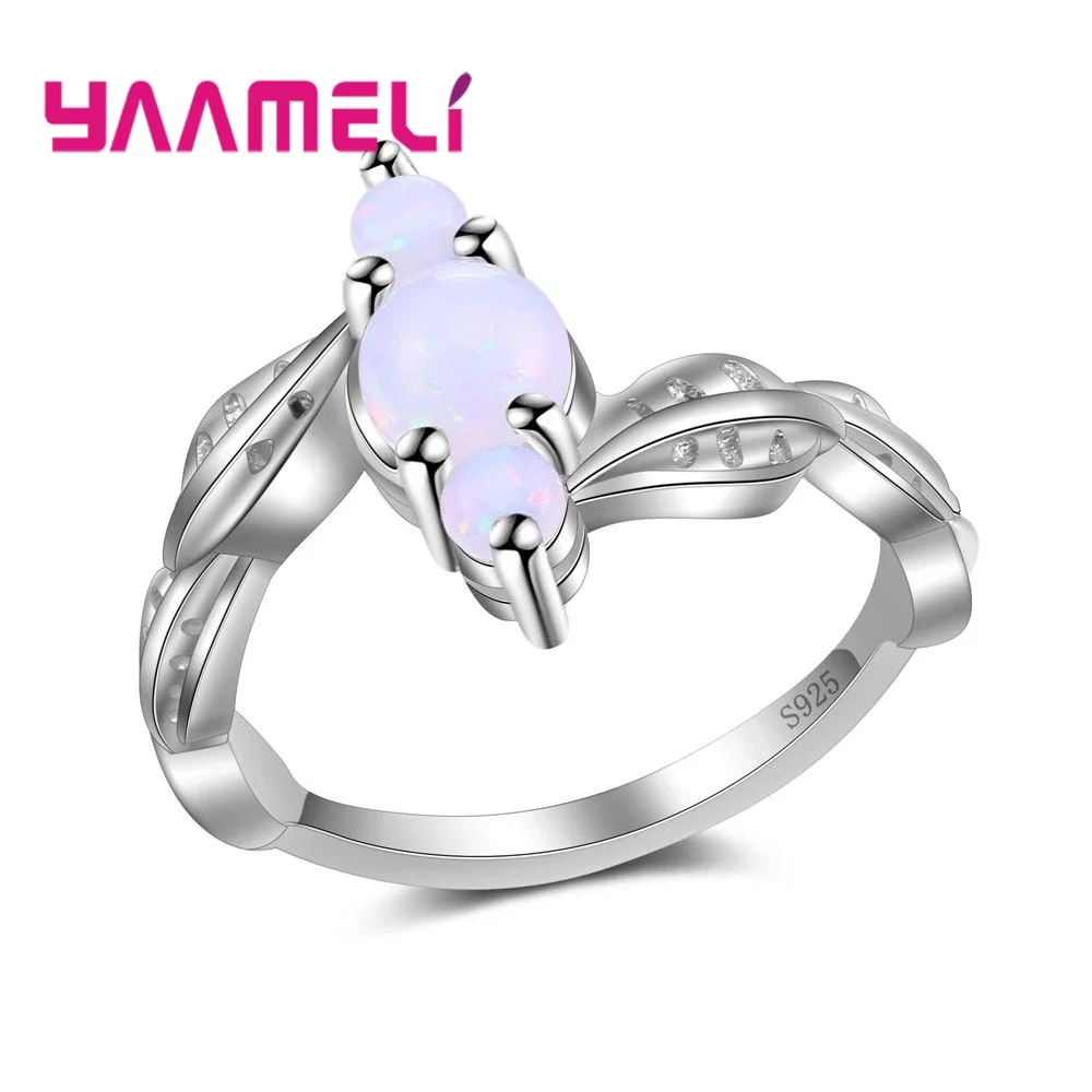 Top Quality 925 Sterling Silver Accessories Sparking Rings For Young Girl Pretty Wonderful Birthday Gift For Cool Girl