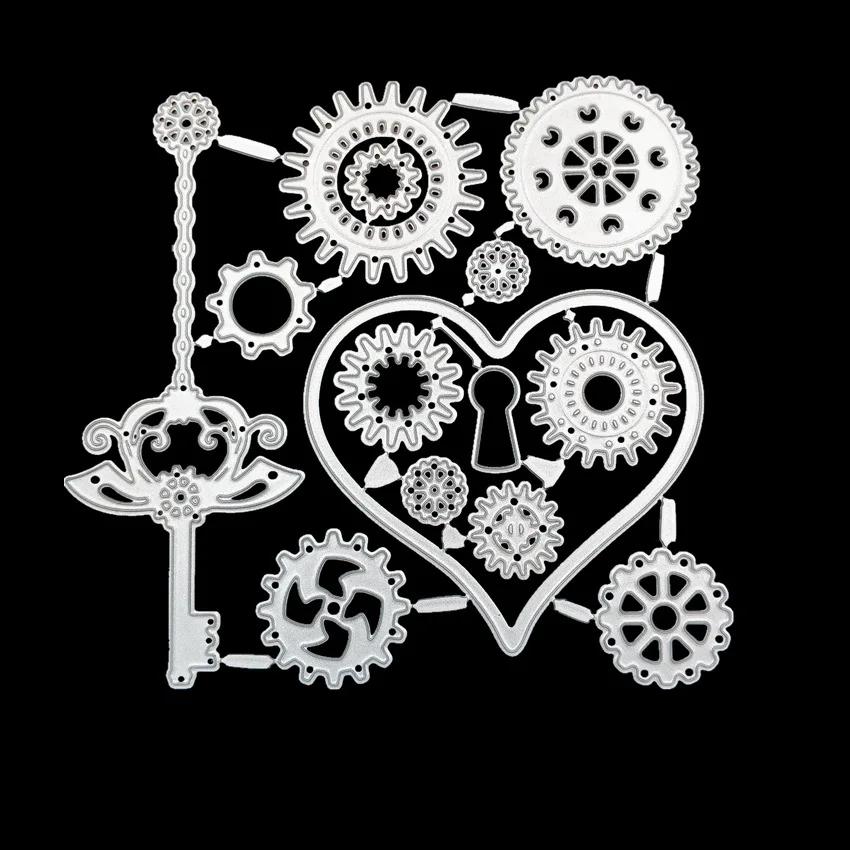 1 шт. Шестерня магический квадратный узор металлические режущие штампы для