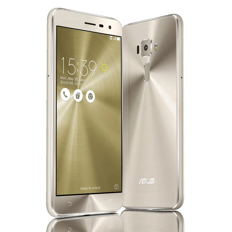 Мобильный телефон ASUS Zenfone 3 ZE552KL, 5,5 дюймов, Восьмиядерный процессор Snapdragon 625, ОЗУ 4 Гб ПЗУ, 64 ГБ, камера 16,0 Мп, мобильный телефон на Android