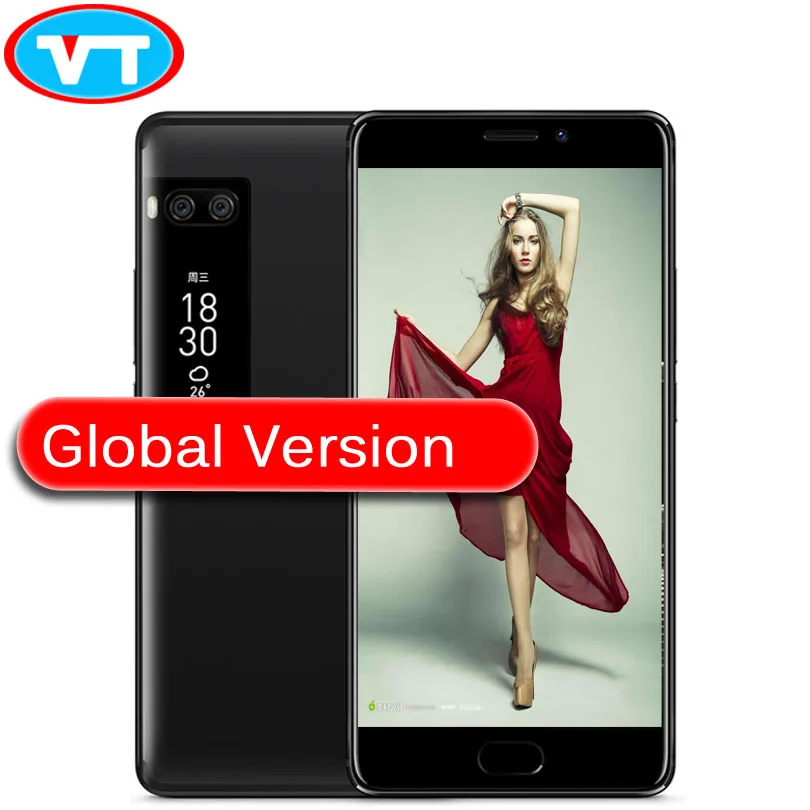 Meizu Pro 7 плюс 6 ГБ 64 Гб 4 аппарат не привязан к оператору сотовой связи MTK Helio X30 Deca Core