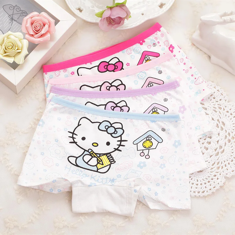 4 шт./комплект Детские хлопковые трусы боксёры|Трусики| |