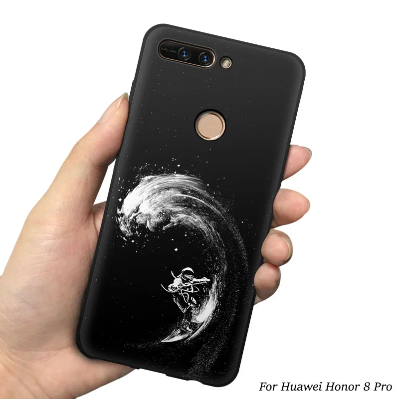 1 EiiMoo силиконовый чехол для телефона для huawei Honor 8 Pro, чехол для huawei Honor V9, милый узор, мягкий чехол для Honor 8 Pro, чехол - Цвет: 1