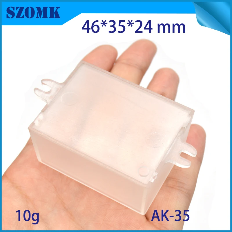 Пластиковый прозрачный корпус szomk из АБС-пластика 50 шт. в партии светодиодная