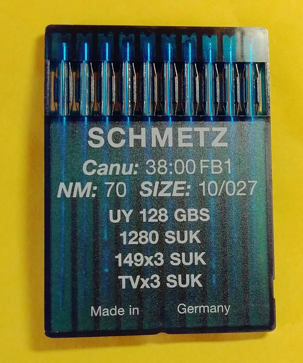 10 шт SCHMETZ UY128GBS SUK иглы для промышленной швейной машины, сделано в германии