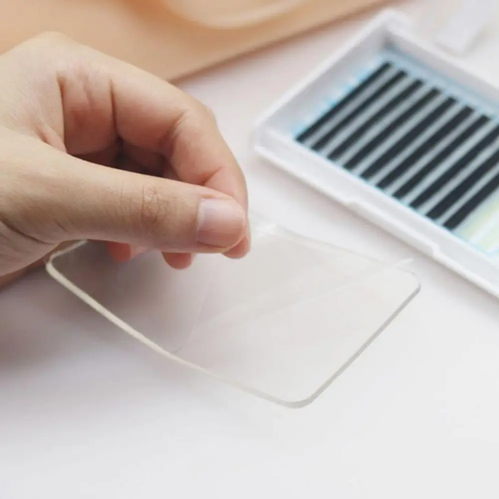Силиконовая Прозрачная ресница-удлинитель палитра для макияжа Reuseable прямоугольник круглая ресница для ресниц качественный поднос держатель инструменты