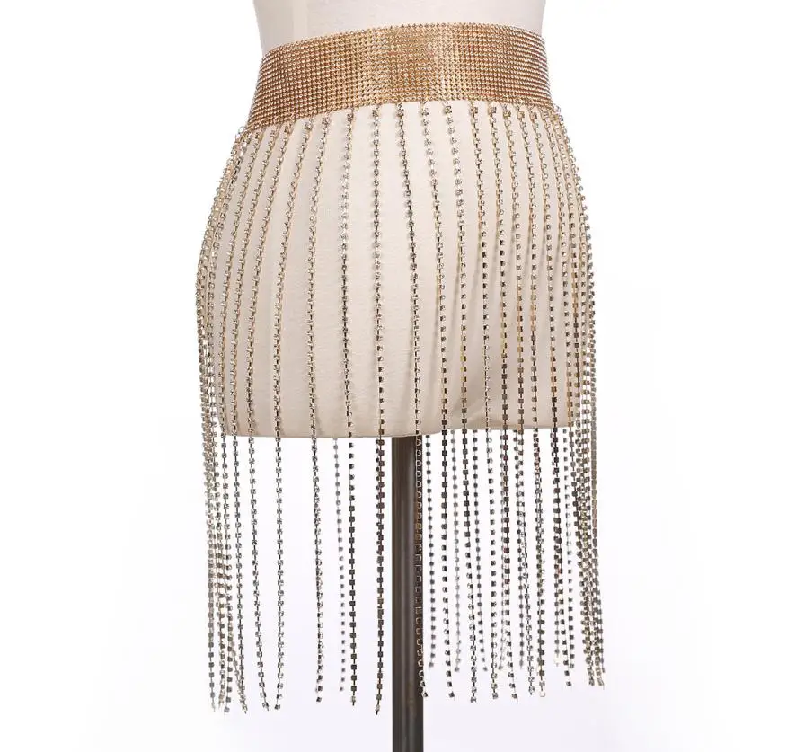 OTOKY 2018 Fashion Body Chain Jewelry Jaringan tubuh Women Party Waist Gold Belly Beach Harness Necklace Cadeia corporal Feb26 | Украшения