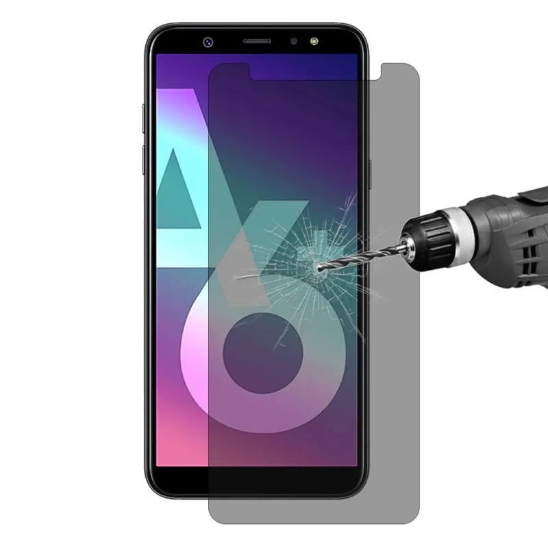 Оригинальное антишпионское закаленное стекло Защита экрана для Samsung Galaxy A6 A8 A6Plus