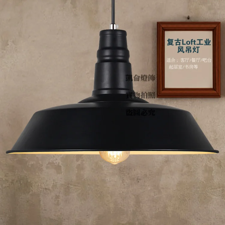 Скандинавский минималистский склад Балкон ресторан бар одноголовые лампы