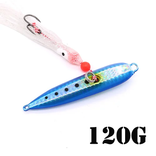 A 120g Inchiku дергающаяся приманка, 120g 150g 180 г 200 на корабль, вялая блесна, Металическая дергающаяся Осьминог Assist, крючки, станок и королевской рыбы Snappers коньки - Цвет: A 120g