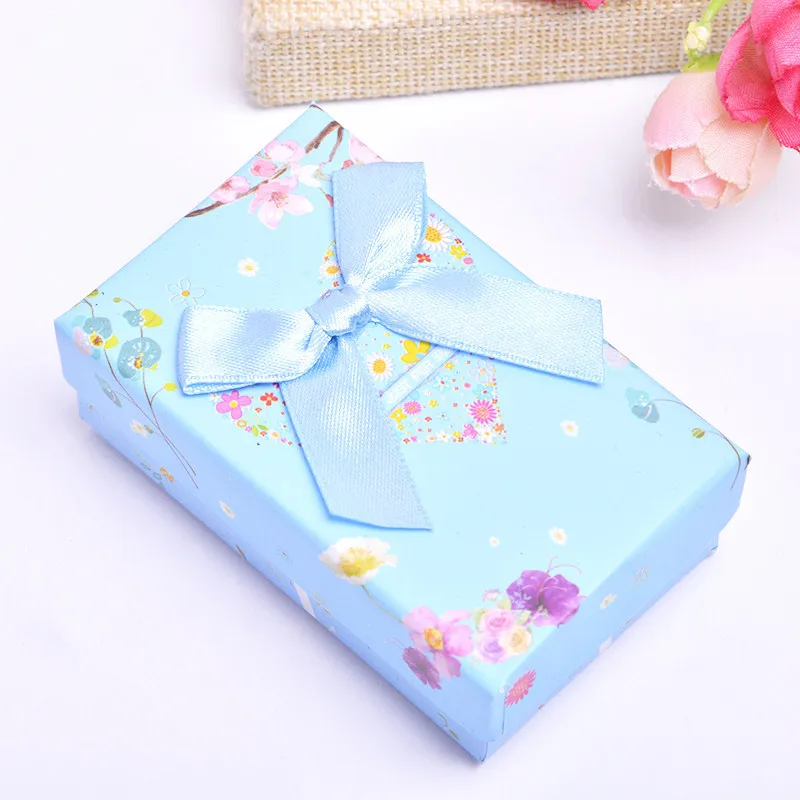 Многоцветная упаковка для ожерелья 5x8 см ювелирная коробка Модные Ювелирные