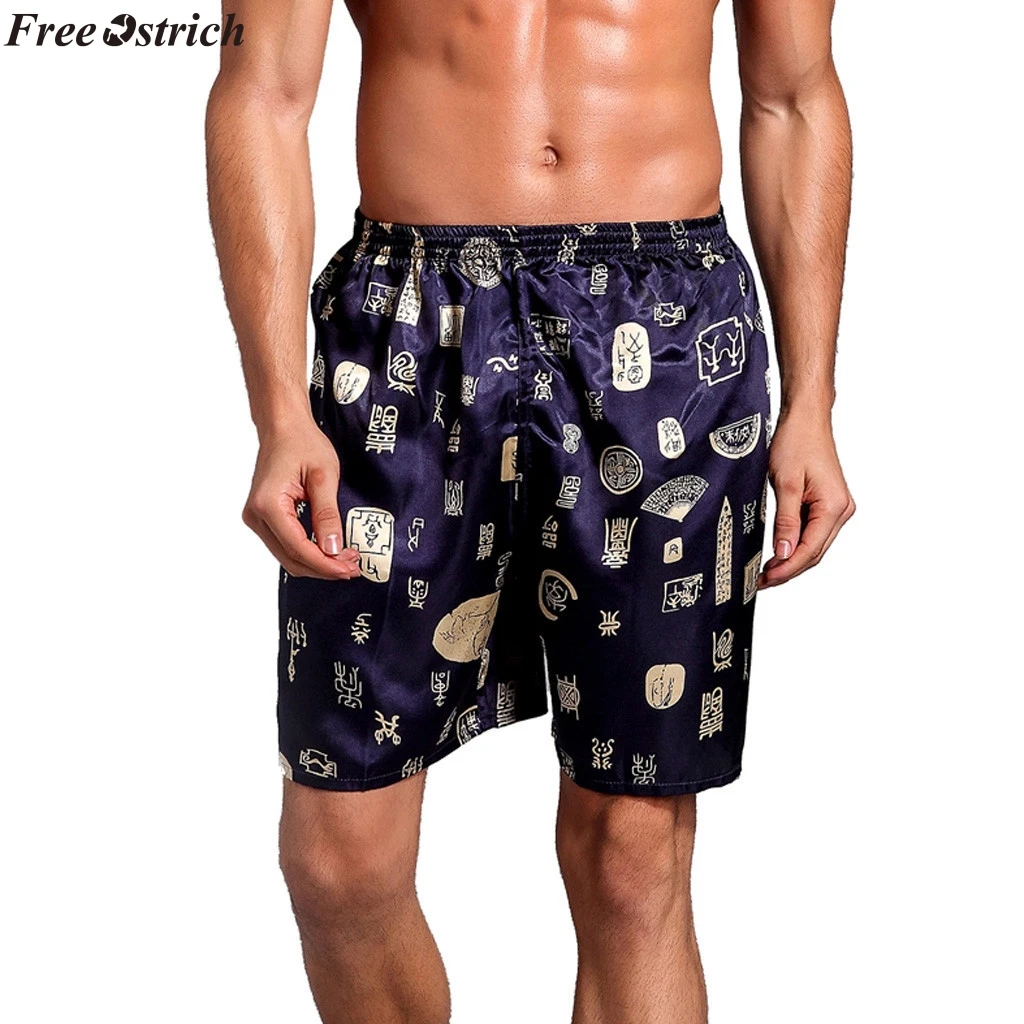 Свободные мужские свободные шорты от страуса летние быстросохнущие пляжные с