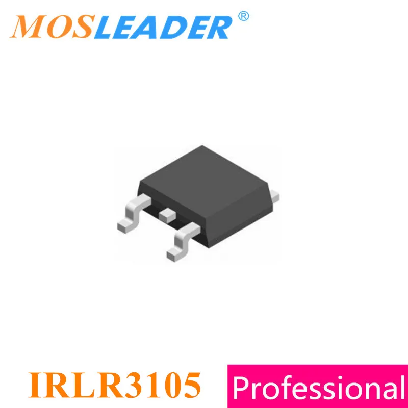 Mosleader IRLR3105 TO252 100 шт. 1000 N-Channel 55V 25A IRLR3105TRPBF IRLR3105PBF сделано в Китае высокое качество |