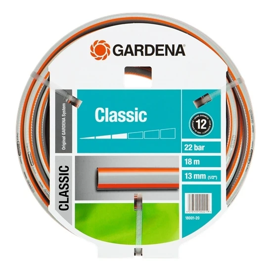 Шланг поливочный GARDENA 18001 20.000.00 (Длина 18 м диаметр 13мм(1/2) максимальное давление 22