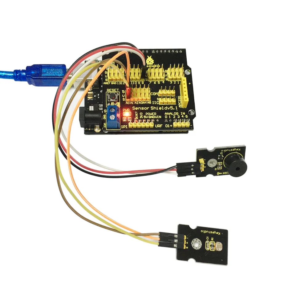 Бесплатная доставка! Пассивный зуммер Keyestudio модуль сигнализации для Arduino|module for