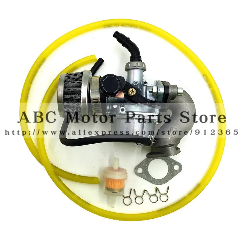 Мотоциклетный Карбюратор с топливным шлангом воздушный масляный фильтр
