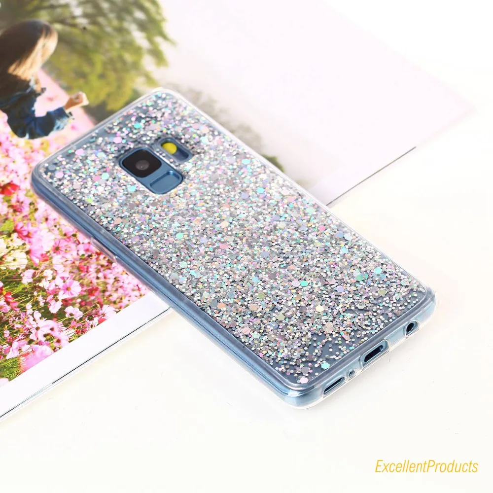 Для samsung Galaxy S9 чехол Роскошные Стразы с блестками Звезда телефонные чехлы