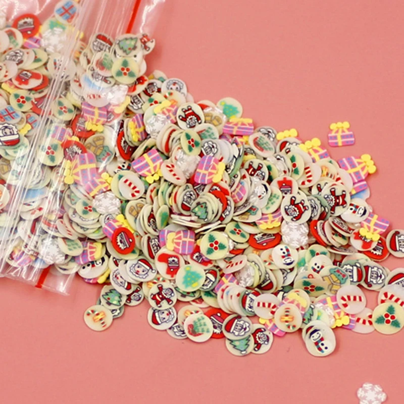 

1000pcs Miniature Terrarium Moss Clay Craft Mini Animal/Fruit/Christmas/Flower Pieces Decor Nail Art DIY Accessories Material