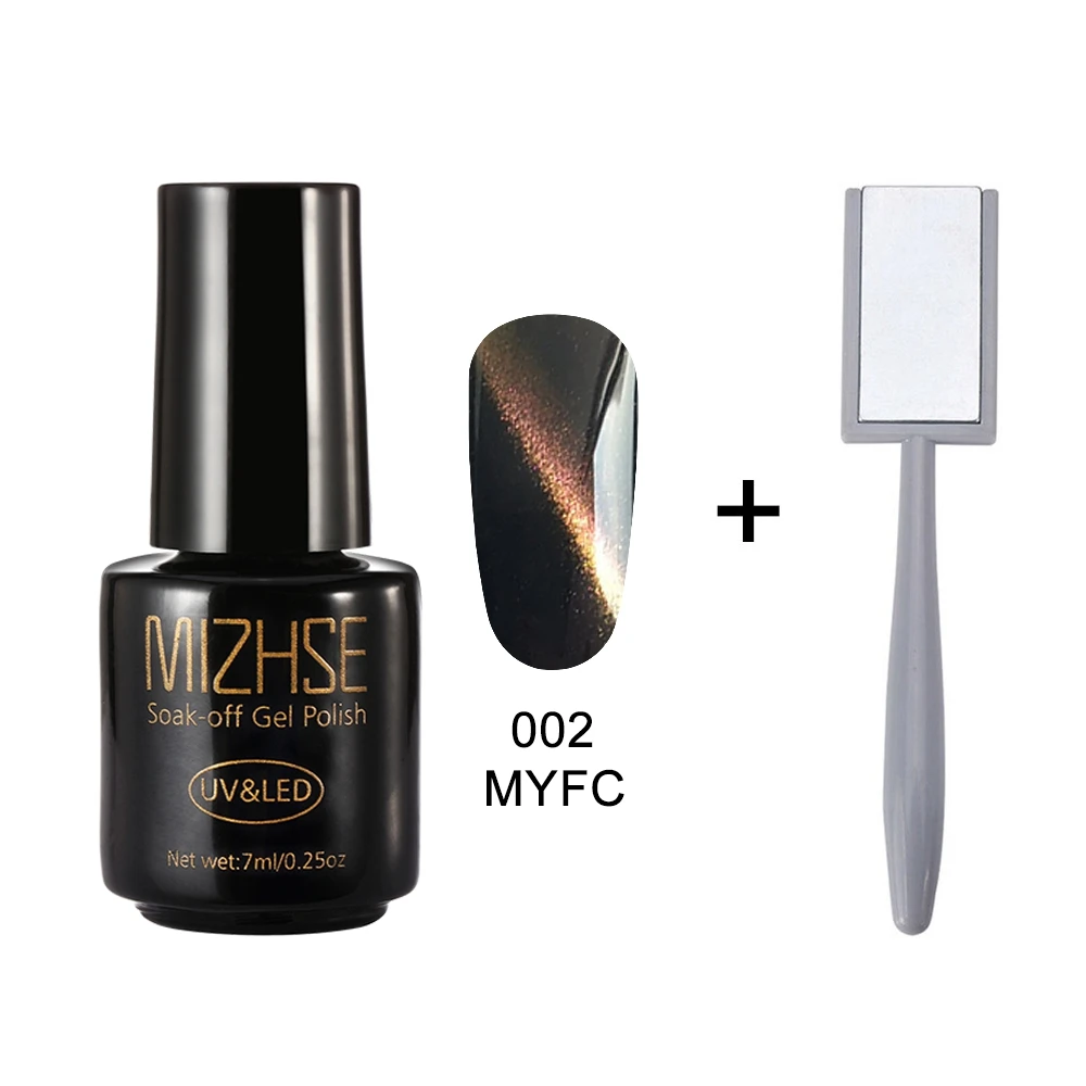 MYFC002 MIZHSE 1 шт. УФ-гель для ногтей набор гель-лаков для ногтей 7 мл кошачий глаз УФ-лак для ногтей Гель-лак с 3D эффектом магнитная палочка - Цвет: MYFC002