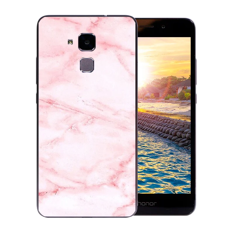 5 2-дюймовый чехол для телефона Huawei Honor 5C гелевый прозрачный мягкий силиконовый 7