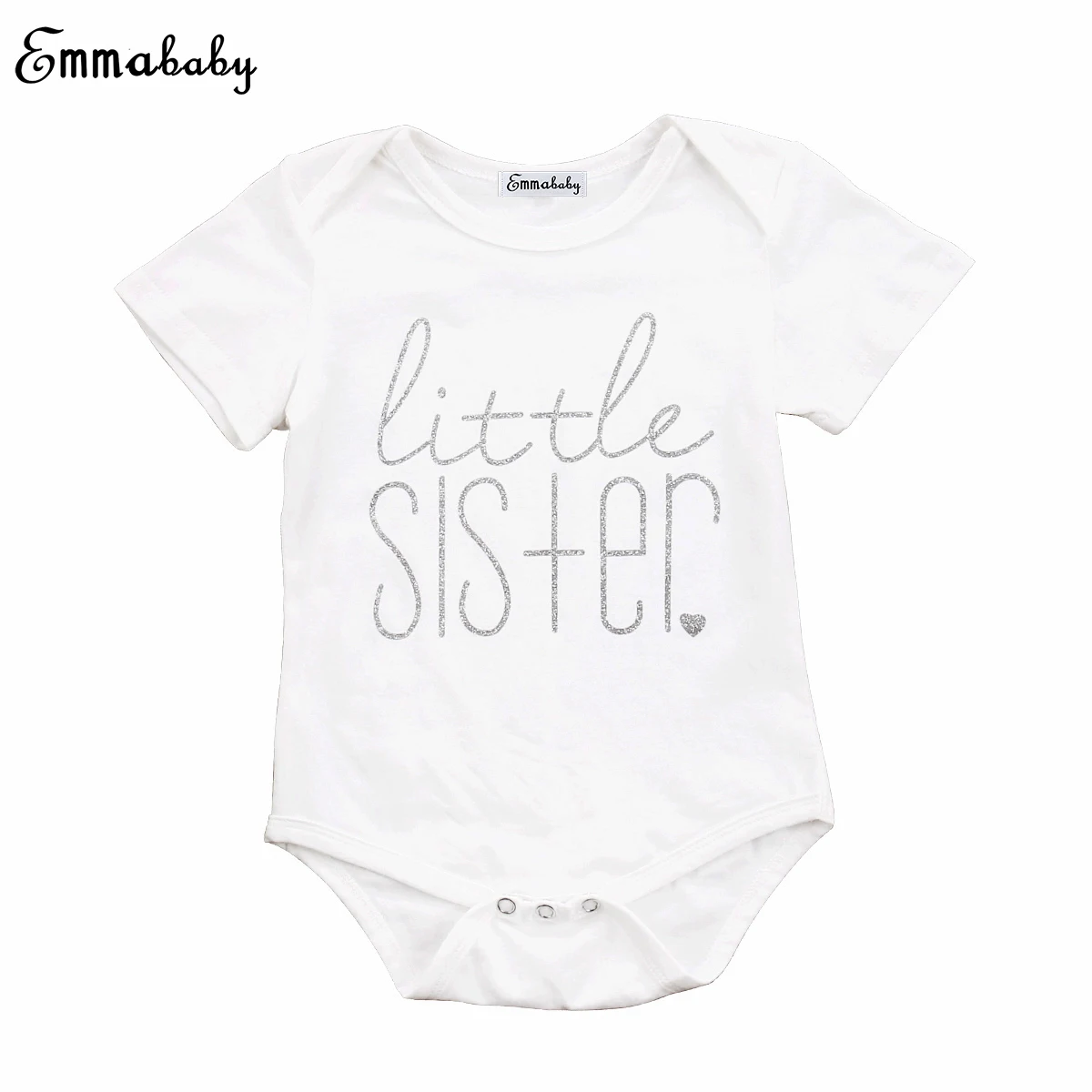 Big Brother T-shirt+Little Sister Bodysuit Adorable Lovely Kid Family Matching Outfits Boys Baby Girls Cotton Tops Clothes | Мать и