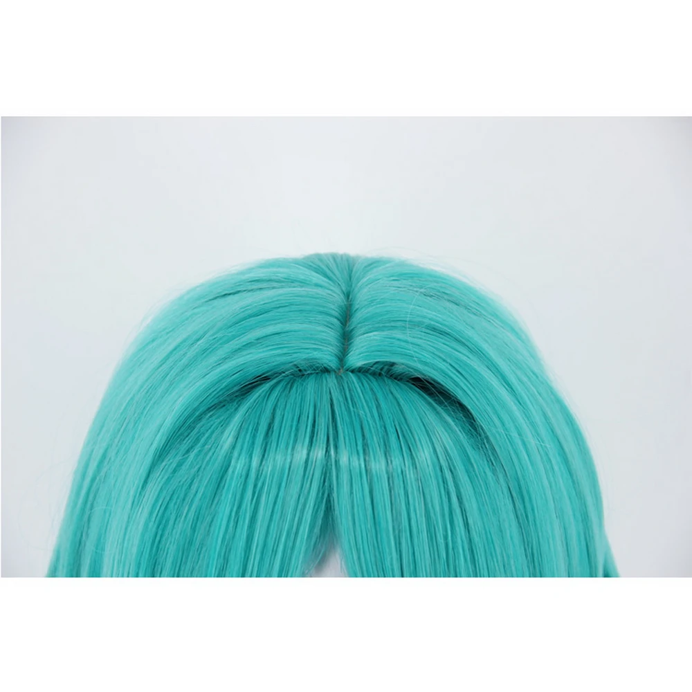 Anime Houseki no Kuni Cosplay Wig Land of the Lustrous Phosphophyllite Synthetic Halloween Costume Green Short Hair