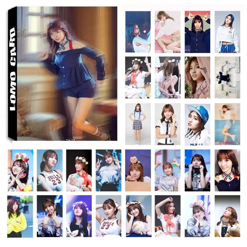 Новинка 30 шт./компл. KPOP два раза МОМО один 02 сигнальный альбом HD фото карта ПВХ