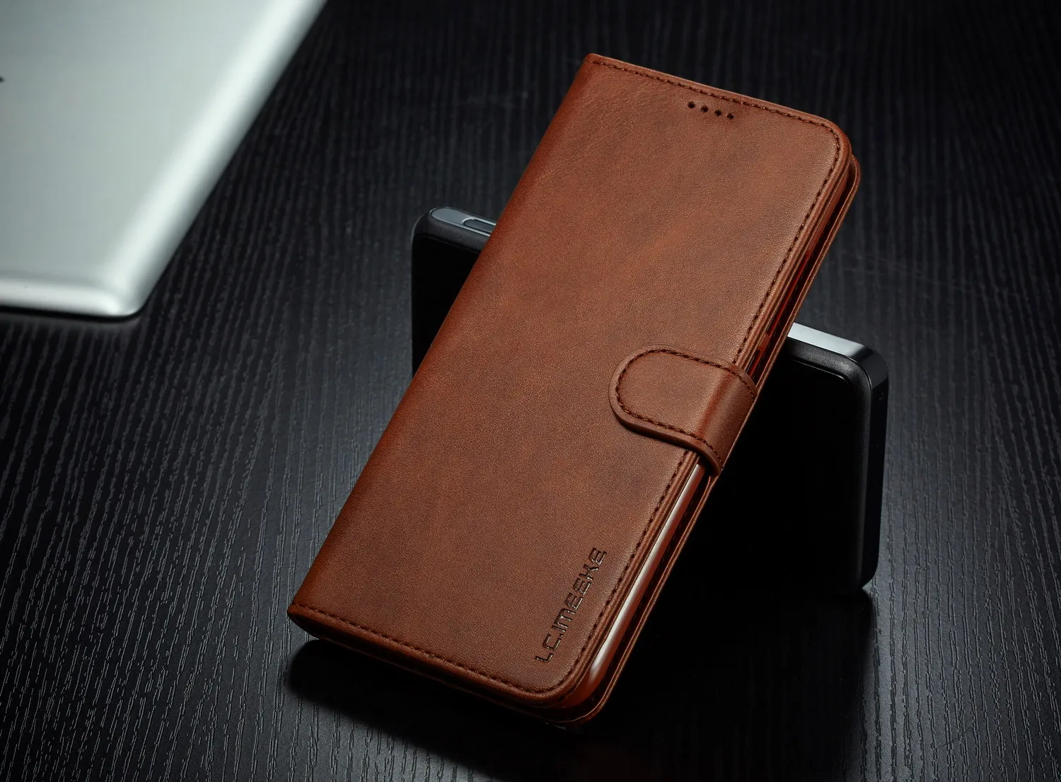 Роскошный деловой кожаный чехол-Бумажник для телефона Xiaomi Redmi Note 7 чехол с