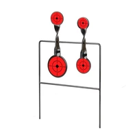 hunting airsoft accessories bulls eye target shooting target 27x3x43cm iron target for outdoor sport gs36 0014