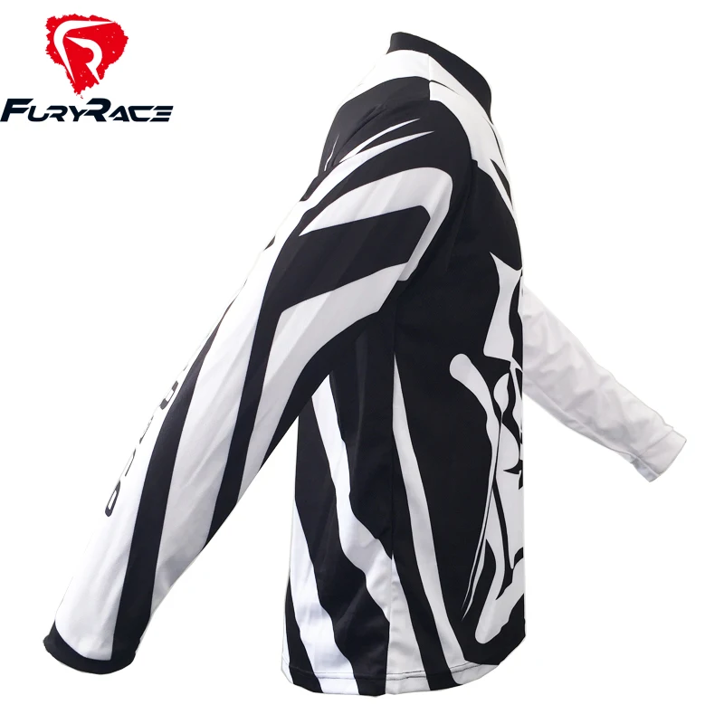 2016 Fury Race MTB Downhill Jerseys Men100% Polyester Motocross Motorcycle T-Shirt Bike Bicycle Jersey Cycling Roupa Clothing | Спорт и
