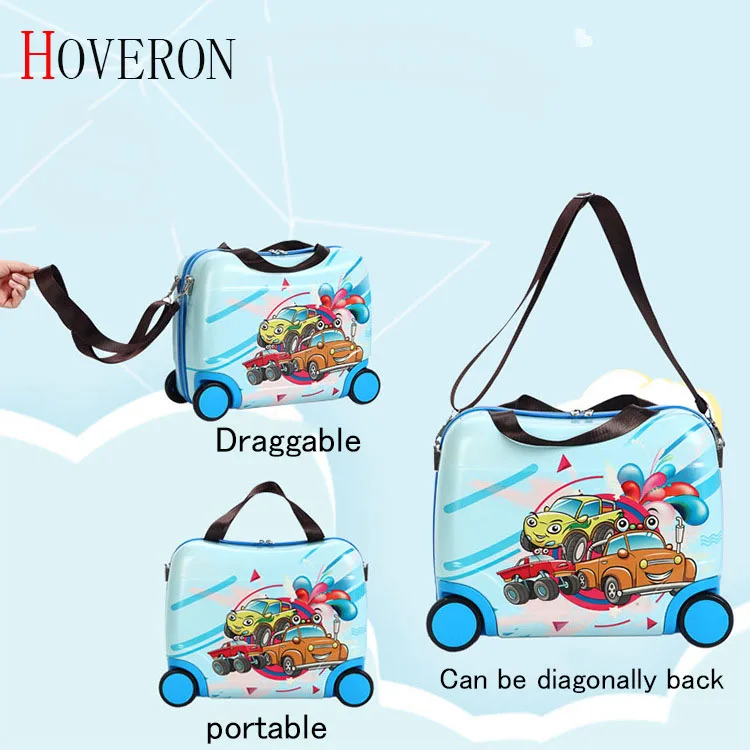 HOVERON Hot Children's Travel Bag File Bag Female Baby Boy Creative Baby Toy Box Luggage Can Sit Can Ride Children's Gifts