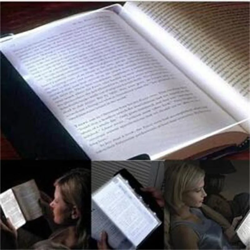 Креативный прозрачный СВЕТОДИОДНЫЙ книжный светильник с аккумулятором лампа
