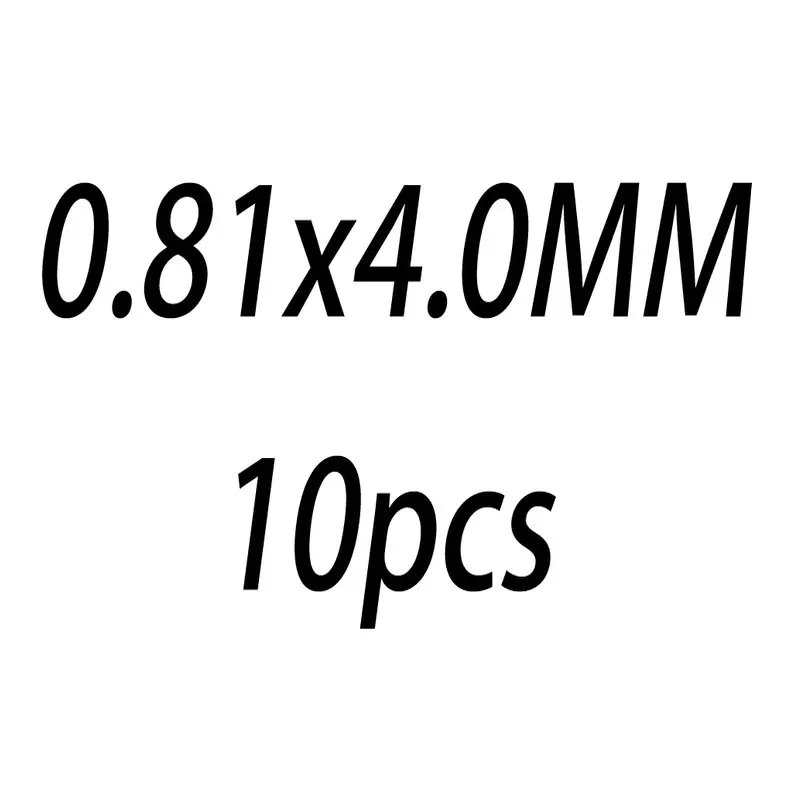 0.81x4.0MM 10PCS 10 шт. 0,5/0,64/0,76/0,81 мм 14 K, покрыто золотом, открытые кольца прыжок из 14-каратного золота с Разделение кольцо для изготовления ювелирных изделий, брелки для ключей& браслет ювелирных изделий - Цвет: 0.81x4.0MM 10PCS