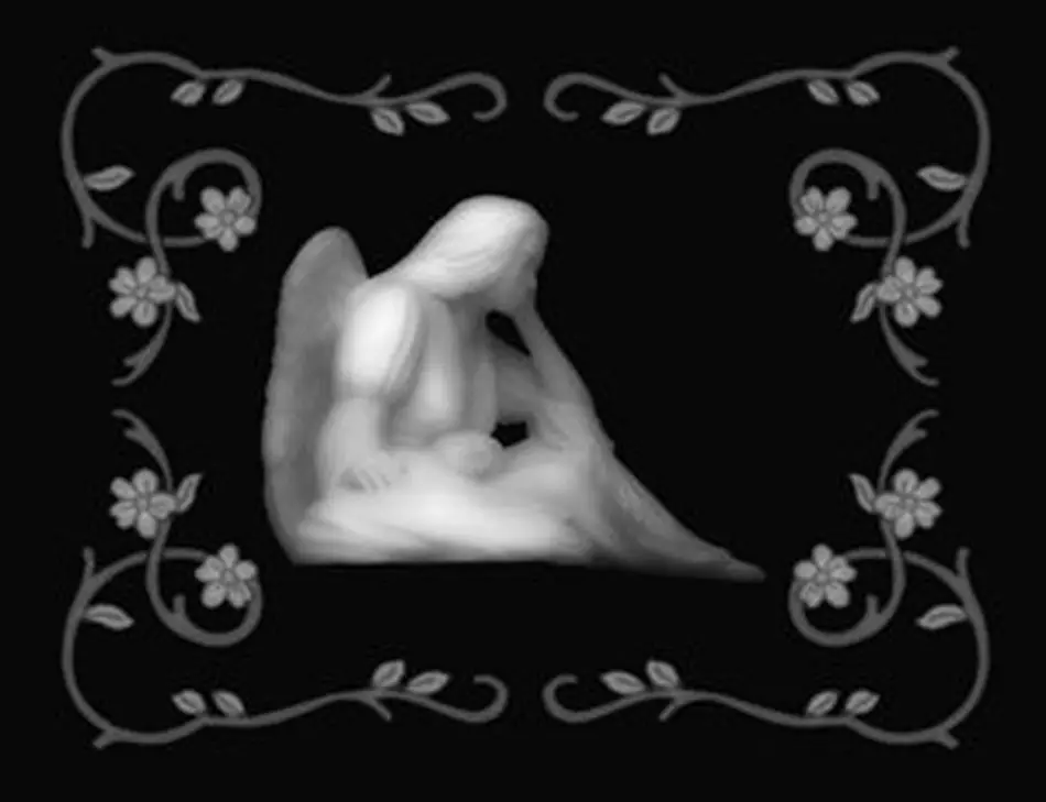 3d модель рельеф для ЧПУ в формате STL angel_6|3d model relief|3d relief modelfor cnc |