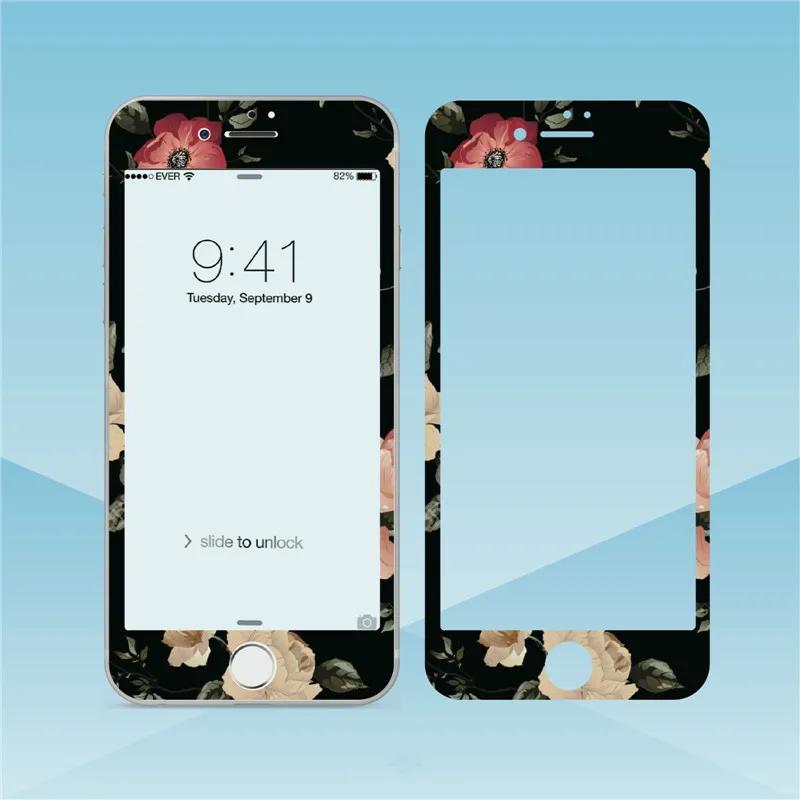 Magtim 10 шт/партия мультфильм полное покрытие протектор экрана для iPhone 6 6s 6plus Мягкий край милое закаленное стекло для iPhone 7 8 плюс