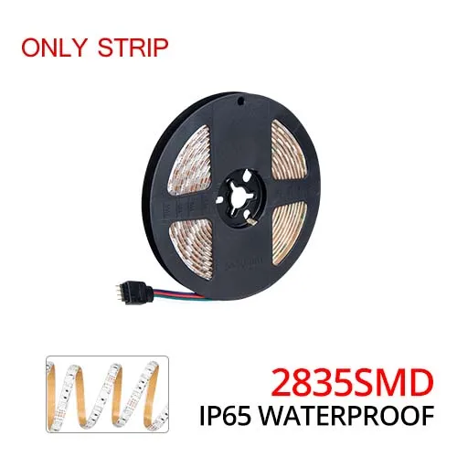 ONLY 2835 IP65 Интерфейс питания SATA Rgb Светодиодная лента 5 м с РЧ контроллером Светодиодная лента Водонепроницаемая 5050 2835 Диодная лента полный комплект для ПК чехол для компьютера - Испускаемый цвет: ONLY 2835 IP65
