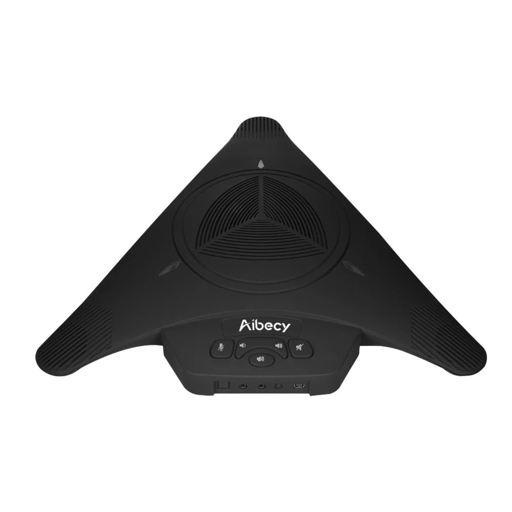 Aibecy высокомощный всенаправленный конденсаторный микрофон, микрофон, динамик, телефон, USB Plug& Play, звукосниматель 360 °