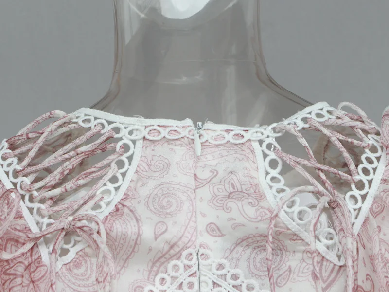 Винтажные каскадные кружевные Мини платья в стиле пэчворк 2019 летние открытые с