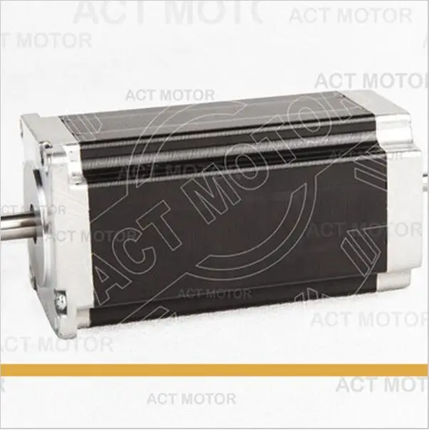 Двигатель шаговый ACT 1 Ось Nema23 с двумя валами 23HS2430B 425oz-in 3A 4 провода биполярный +