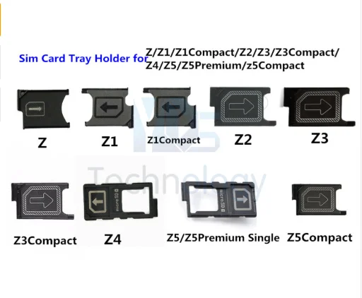 1 шт. новый держатель для Micro Sim карты слот Sony Xperia Z Z1 Z2 Z3 Mini Z4 Z5 Premium Compact