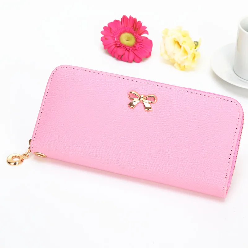 Женские бумажники держатель для карт из искусственной кожи фирменные